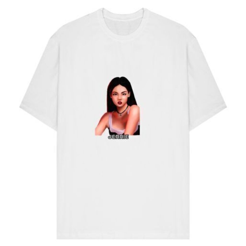 BLACK Jennie White T-Shirt